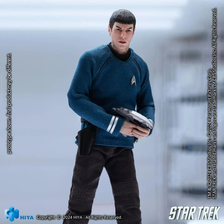 Preventa Figura Spock (Exclusiva PX Previews) - Star Trek (2009) - Exquisite Super Series marca HIYA ESS0266 escala pequeña 1/12