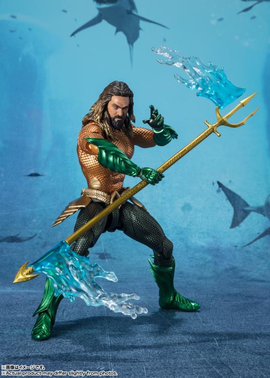 Preventa Figura Aquaman - Aquaman and the Lost Kingdom - S.H.Figuarts marca Bandai Spirits escala pequeña 1/12