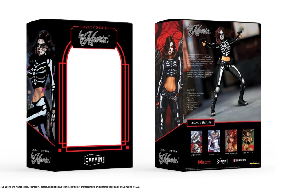 Preventa Figura La Muerta marca Executive Replicas escala pequeña 1/12