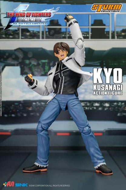 Pedido Figura Kyo Kusanagi - The King of Fighters 2002 Unlimited Match marca Storm Collectibles SKKF08 escala pequeña 1/12