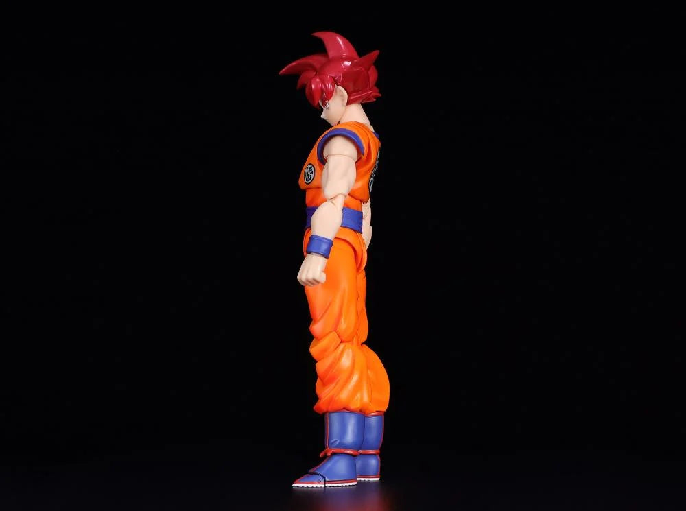 Preventa Figura Super Saiyan God Goku (Saiyan God of Virtue) - Dragon Ball Super - S.H.Figuarts marca Bandai Spirits escala pequeña 1/12