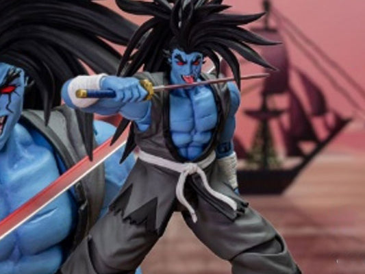 Pedido Figura Rasetsumaru (Grey & Blue version) - Samurai Shodown VI marca Storm Collectibles escala pequeña 1/12