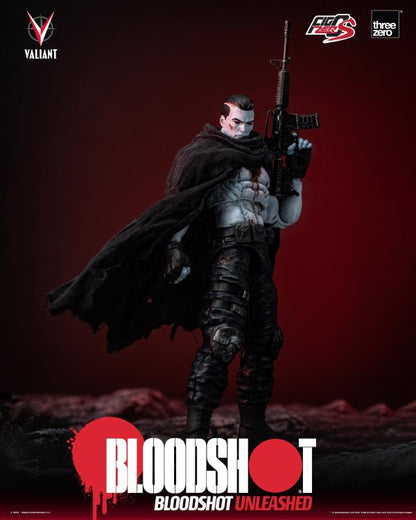 Pedido Figura Bloodshot Unleashed - Valiant Comics - FigZero S marca Threezero 3Z0422 escala pequeña 1/12