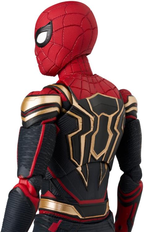 Preventa Figura Spider-Man (Integrated Suit) - Spider-Man: No Way Home - MAFEX marca Medicom Toy No.245 escala pequeña 1/12