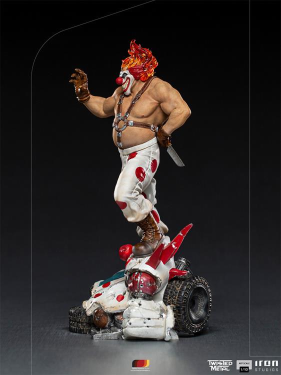 Pedido Estatua Sweet Tooth - Twisted Metal marca Iron Studios escala de arte 1/10