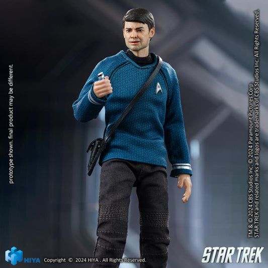 Preventa Figura Dr. Leonard "Bones" McCoy (Exclusiva PX Previews) - Star Trek (2009) - Exquisite Super Series marca HIYA ESS026 escala pequeña 1/12