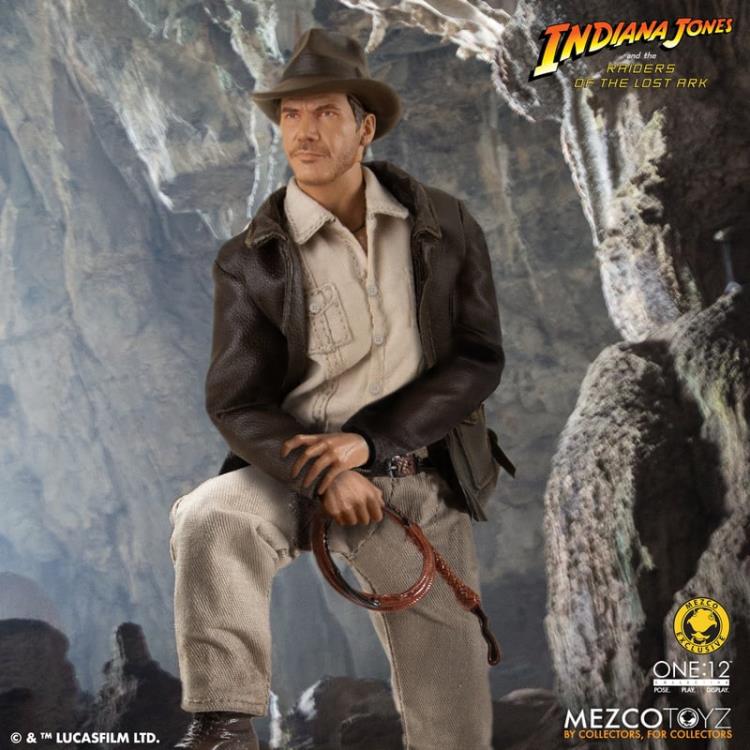 Preventa Figura Indiana Jones (Exclusive Edition) - Raiders of the Lost Ark - One:12 Collective marca Mezco Toyz 77650 escala pequeña 1/12