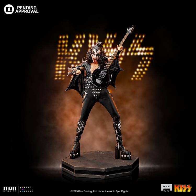 Preventa Estatua Gene Simmons (The Demon) - KISS marca Iron Studios escala de arte 1/10