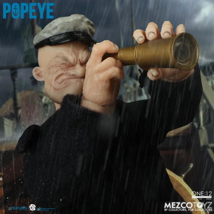 Preventa Figura Popeye - One:12 Collective marca Mezco Toyz 76470 escala pequeña 1/12