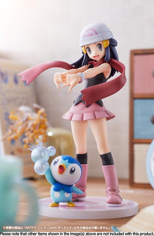 Preventa Estatua Dawn with Piplup - Pokemon - ArtFX J marca Kotobukiya escala 1/8