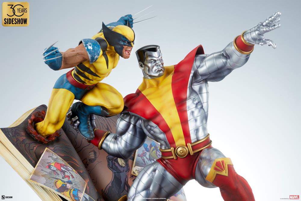 Preventa Estatua Marvel Colossus & Wolverine (Fastball Special) marca Sideshow Collectibles (45.72 cm)