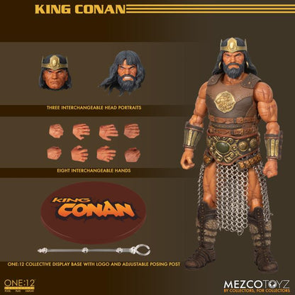 Pedido Figura King Conan - One:12 Collective marca Mezco Toyz 76803 escala pequeña 1/12