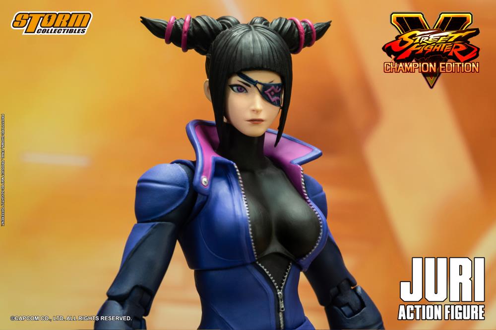 Pedido Figura Juri Han - Street Fighter V: Champion Edition marca Storm Collectibles escala pequeña 1/12