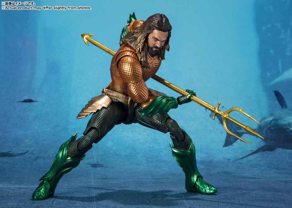 Preventa Figura Aquaman - Aquaman and the Lost Kingdom - S.H.Figuarts marca Bandai Spirits escala pequeña 1/12