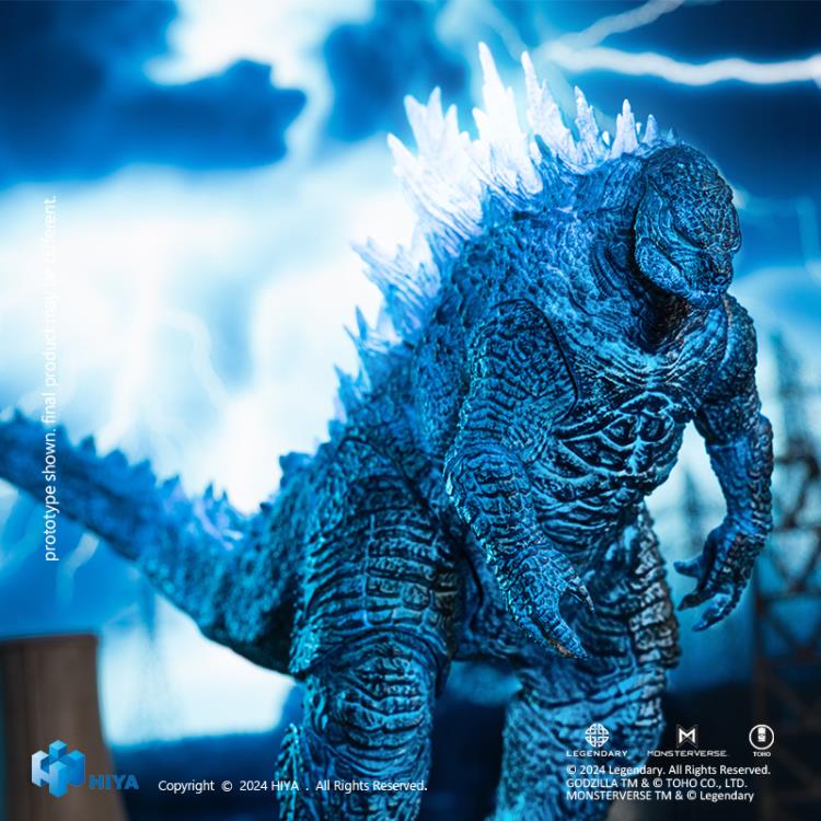 Preventa Figura Godzilla Energized (Exclusiva PX Previews) - Godzilla x Kong: The New Empire - Exquisite Basic marca HIYA EBG0187 (18 cm)