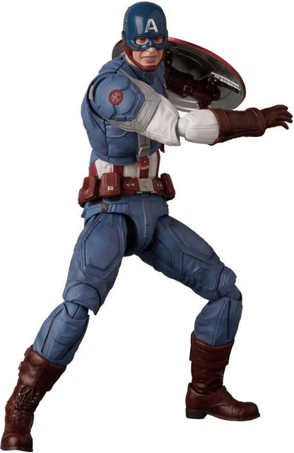 Preventa Figura Capitán América (Classic Suit) - Captain America: The Winter Soldier - MAFEX marca Medicom Toy No.220 escala pequeña 1/12