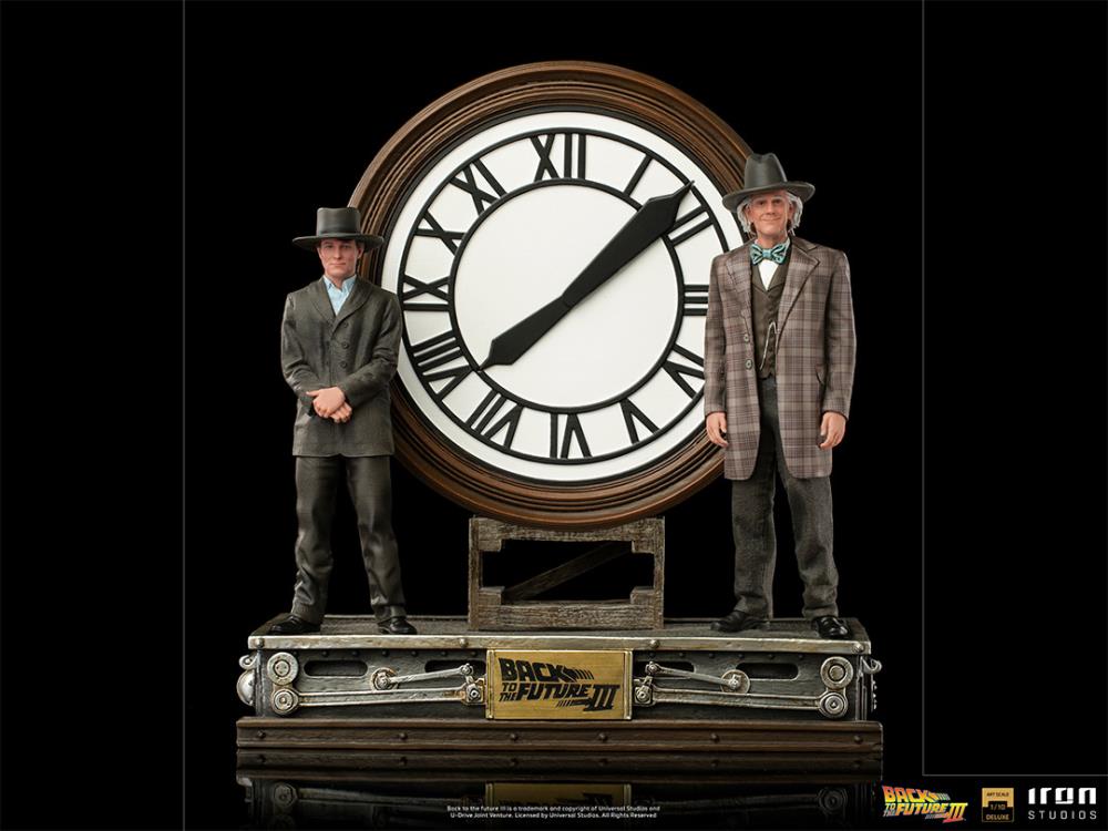 Pedido Estatua Marty & Doc at the Clock DELUXE - Back to the Future Part III - Limited Edition marca Iron Studios escala de arte 1/10