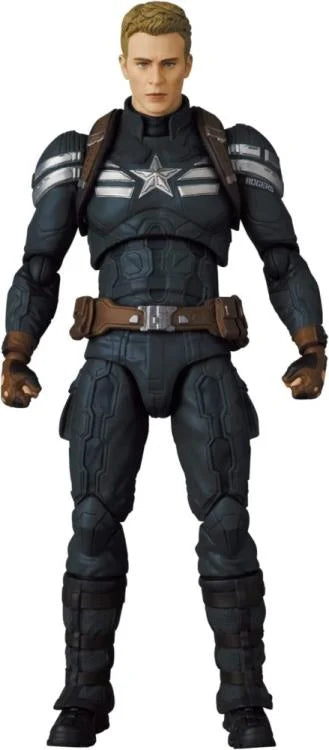 Pedido Figura Captain America (Stealth Suit) - Captain America: The Winter Soldier - MAFEX marca Medicom Toy No.202 escala pequeña 1/12