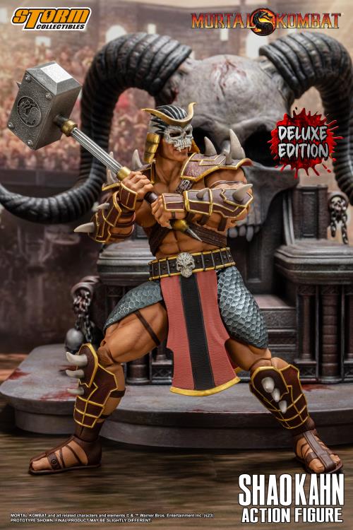 Pedido Figura Shao Kahn con Trono (Deluxe Edition) - Mortal Kombat marca Storm Collectibles escala 1/12