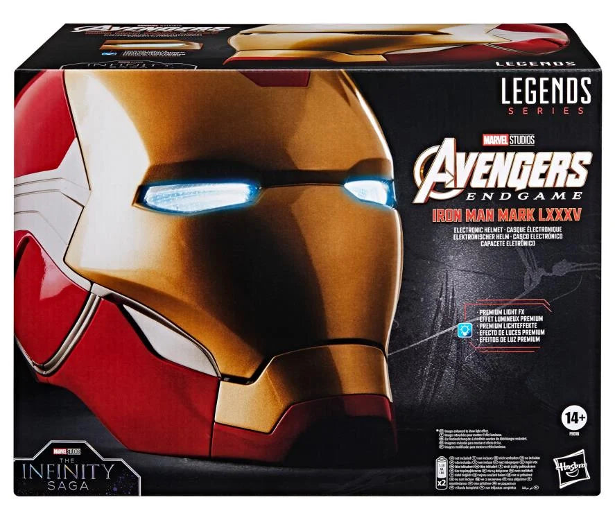 Pedido Casco Electrónico de Iron Man Mark LXXXV - Avengers: Endgame - Marvel Legends marca Hasbro escala real 1/1