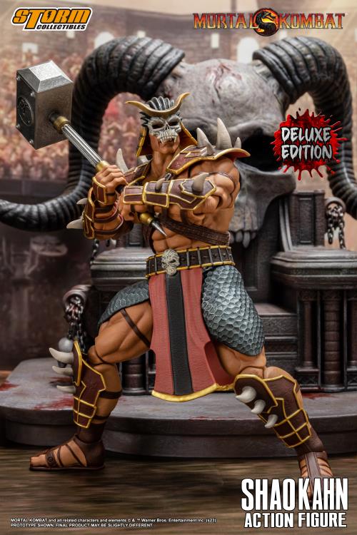 Pedido Figura Shao Kahn con Trono (Deluxe Edition) - Mortal Kombat marca Storm Collectibles escala 1/12