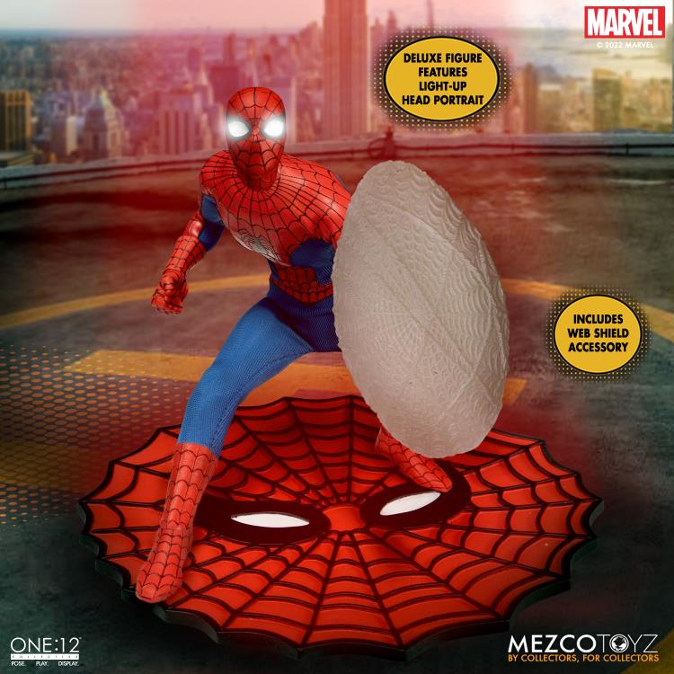 Pedido Figura Amazing Spider-Man Deluxe Edition - One:12 Collective marca Mezco Toyz 76295 escala pequeña 1/12