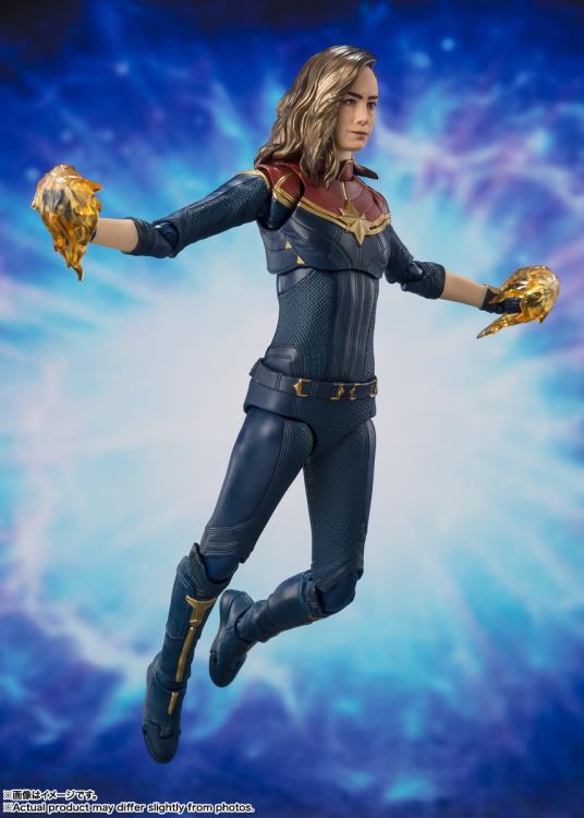 Preventa Figura Captain Marvel - The Marvels - S.H.Figuarts marca Bandai Spirits escala pequeña 1/12