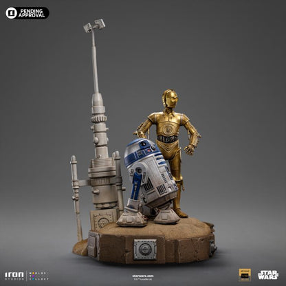 Preventa Estatua C-3PO y R2-D2 (DELUXE) - Star Wars: A New Hope - Limited Edition marca Iron Studios escala de arte 1/10