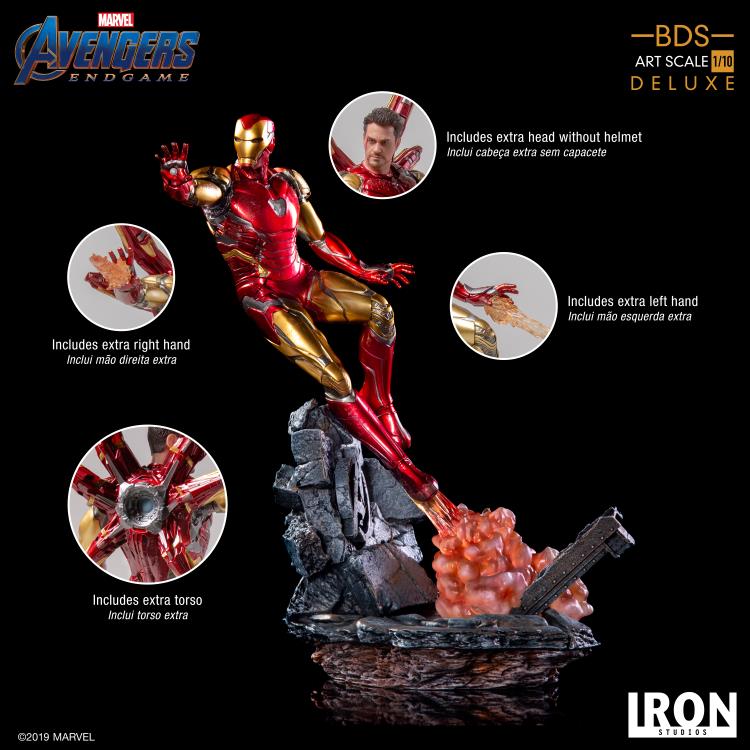 Pedido Estatua Iron Man Mark LXXXV (Deluxe) - Avengers: Endgame - Battle Diorama Series (BDS) marca Iron Studios escala de arte 1/10