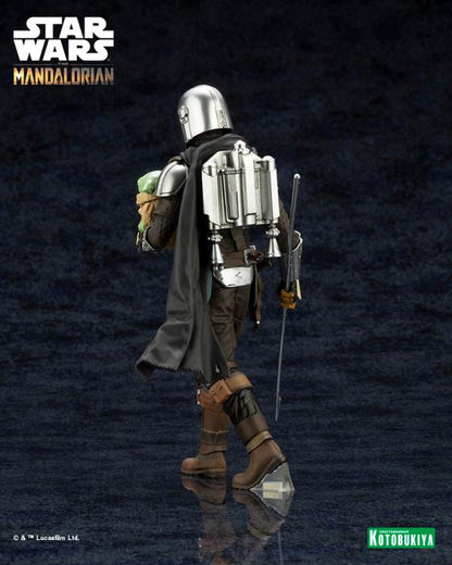 Pedido Estatua The Mandalorian & Grogu - Star Wars: The Mandalorian - ArtFX+ marca Kotobukiya escala 1/10