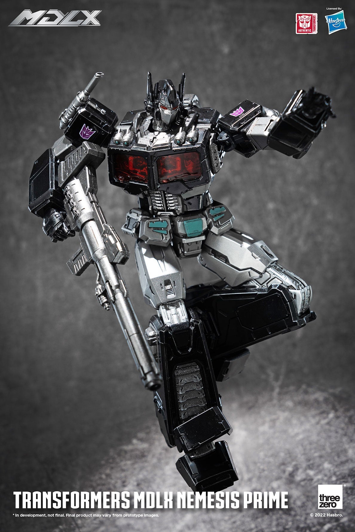 Pedido Figura MDLX Nemesis Prime - Transformers marca Threezero 3Z0474 (17.8 cm)