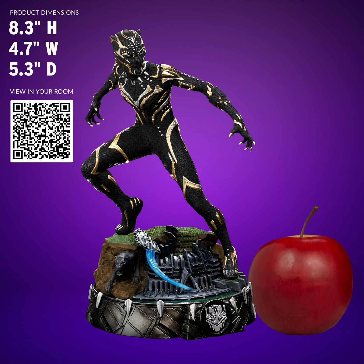 Pedido Estatua Black Panther (Shuri) - Black Panther: Wakanda Forever - BDS Limited Edition marca Iron Studios escala de arte 1/10