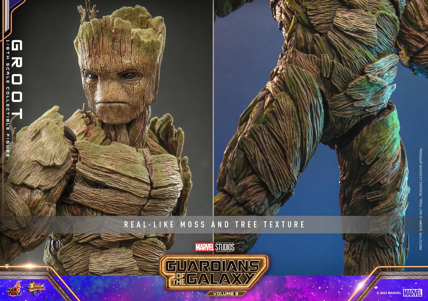 Pedido Figura Groot - Guardians of the Galaxy Vol. 3 marca Hot Toys MMS706 escala 1/6