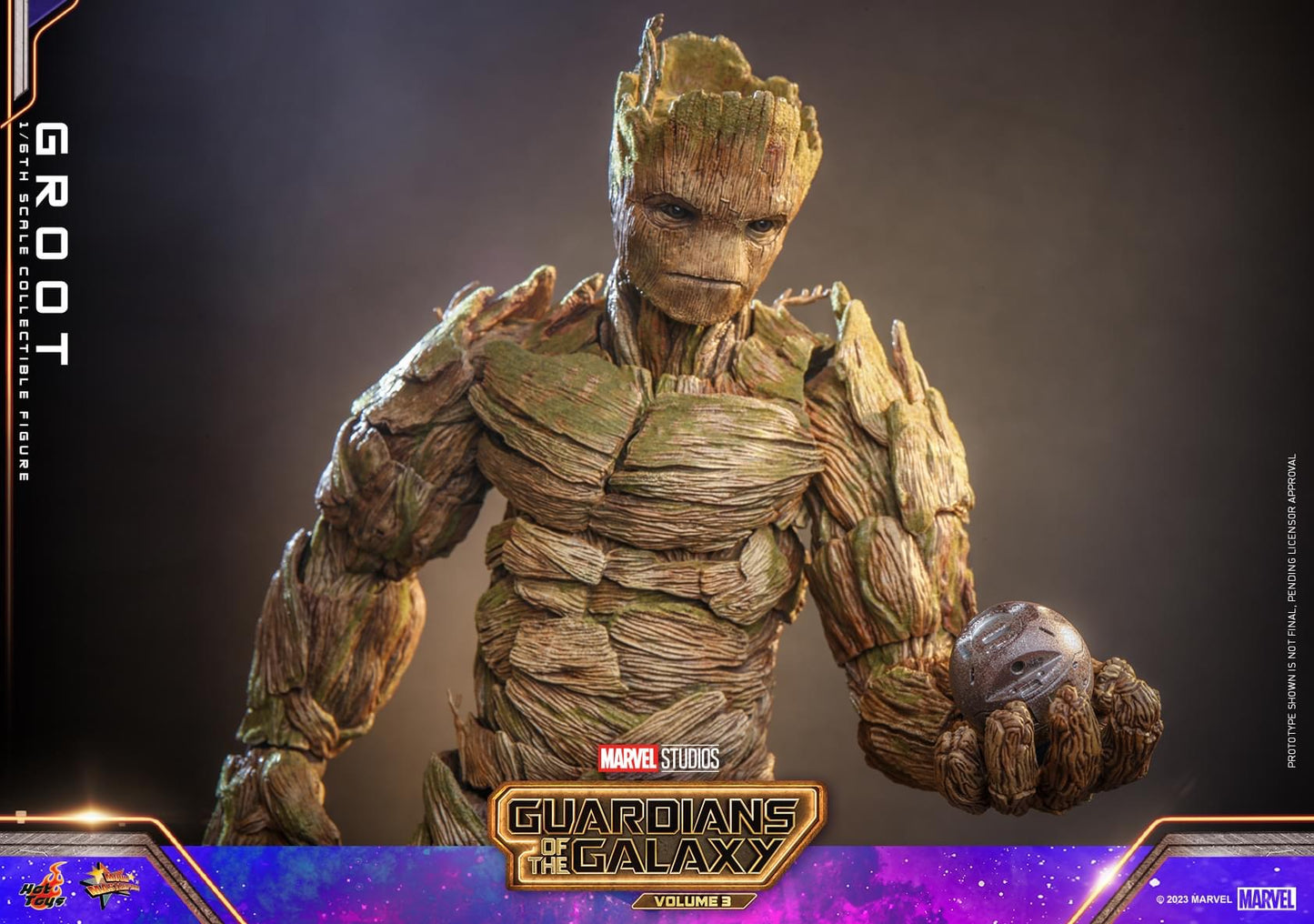 Pedido Figura Groot - Guardians of the Galaxy Vol. 3 marca Hot Toys MMS706 escala 1/6