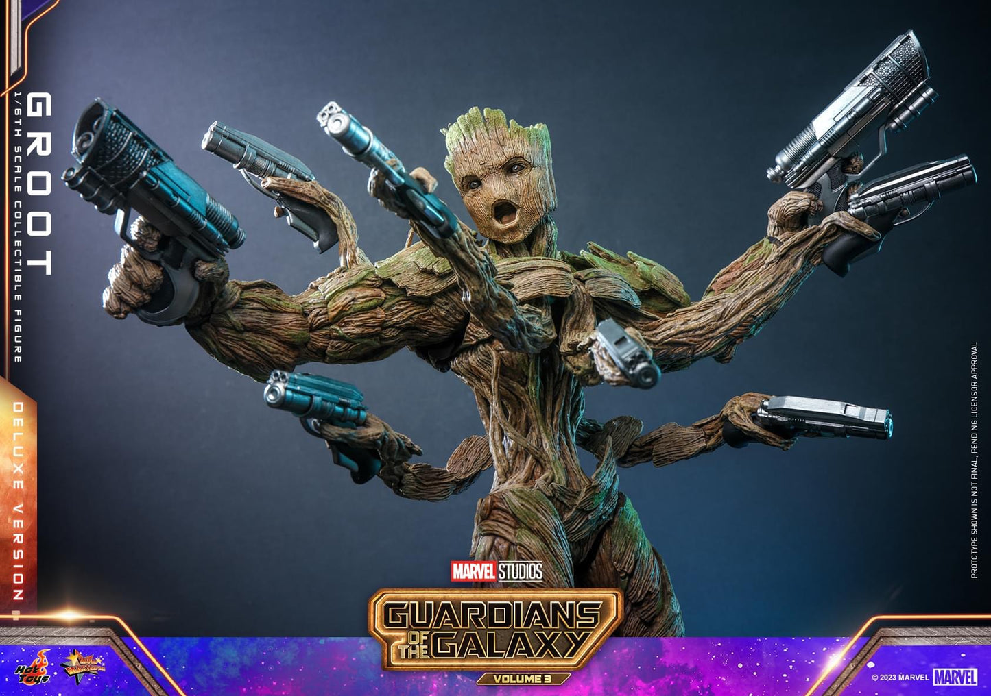 Preventa Figura Groot (Deluxe version) - Guardians of the Galaxy Vol. 3 marca Hot Toys MMS707 escala 1/6