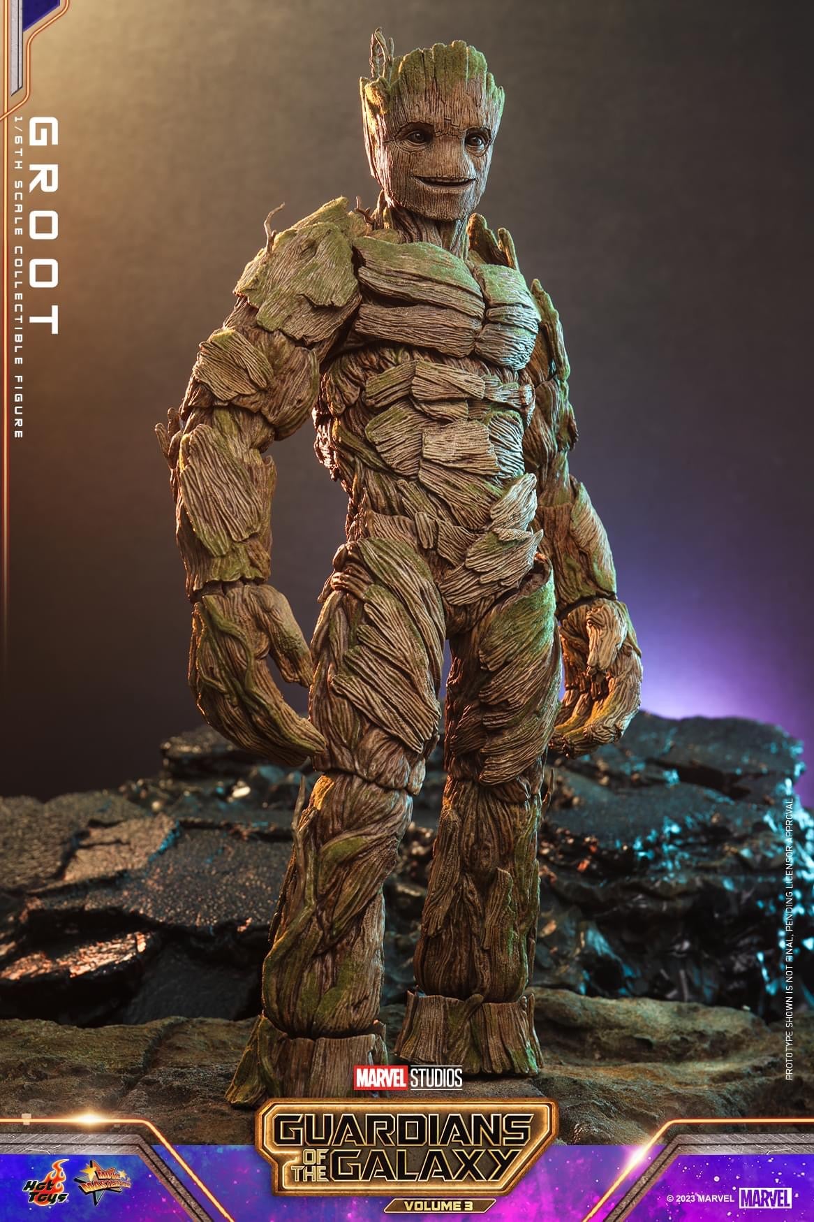 Pedido Figura Groot - Guardians of the Galaxy Vol. 3 marca Hot Toys MMS706 escala 1/6