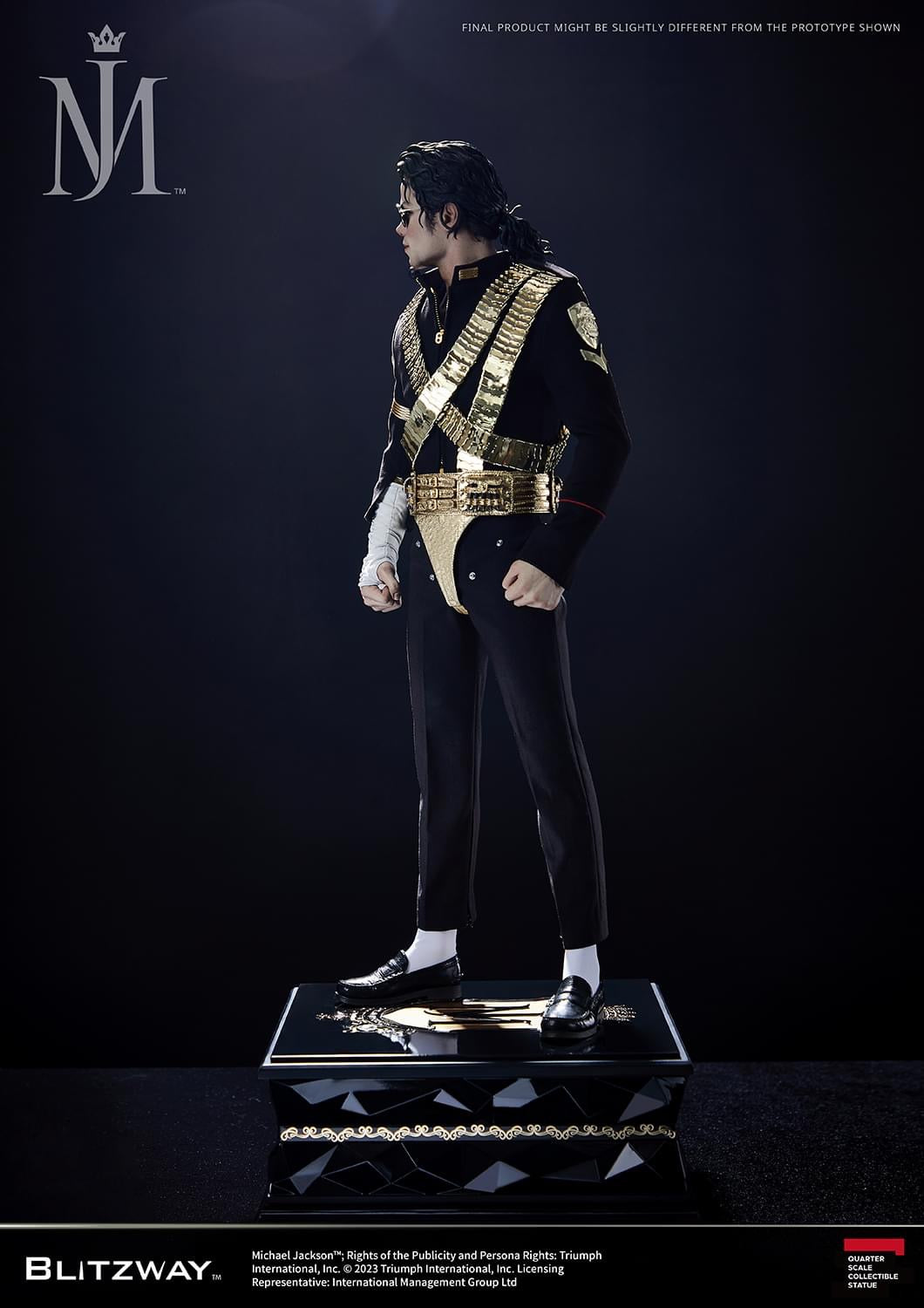 Preventa Estatua Michael Jackson (Cabello esculpido) marca Blitzway BW-SS-21801 escala 1/4