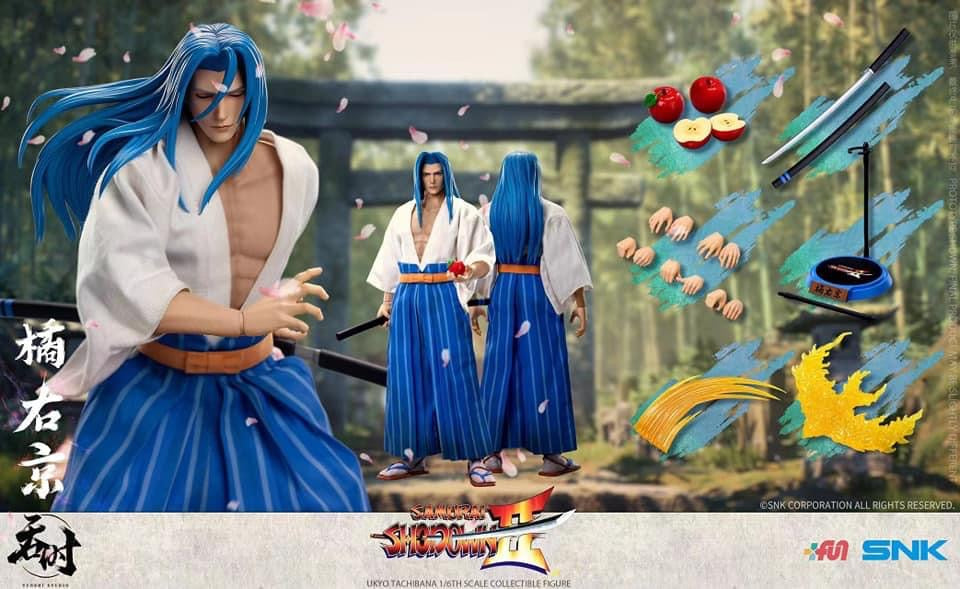 Pedido Figura Ukyo Tachibana - SNK Samurai Shodown II marca Tunshi Studio TS008 escala 1/6