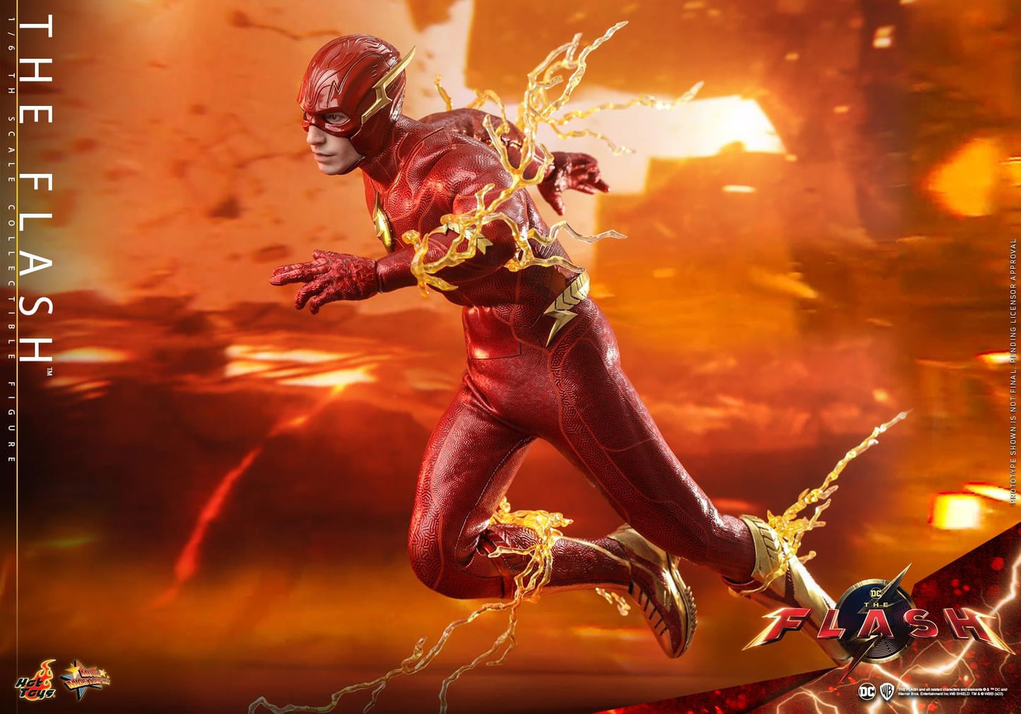 Preventa Figura THE FLASH (Special Edition - incluye Anillo tamaño real) - The Flash marca Hot Toys MMS713B escala 1/6