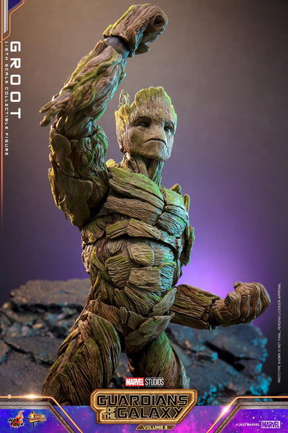 Pedido Figura Groot - Guardians of the Galaxy Vol. 3 marca Hot Toys MMS706 escala 1/6