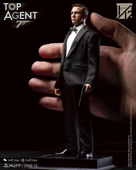 [EN STOCK] Figura Top Agent (Deluxe version) marca Muff Toys MF06 escala pequeña 1/12