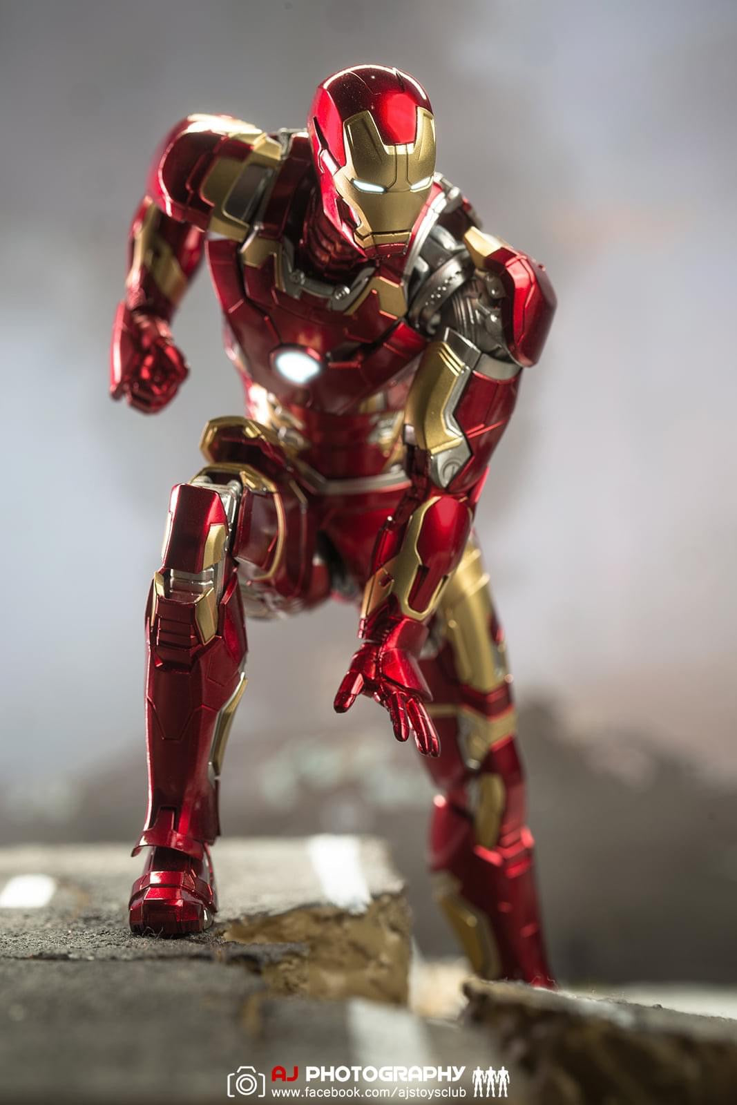 Pedido Figura DLX Iron Man Mark 43 - Avengers Infinity Saga marca Threezero 3Z0247 escala pequeña 1/12