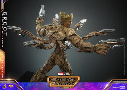 Preventa Figura Groot (Deluxe version) - Guardians of the Galaxy Vol. 3 marca Hot Toys MMS707 escala 1/6