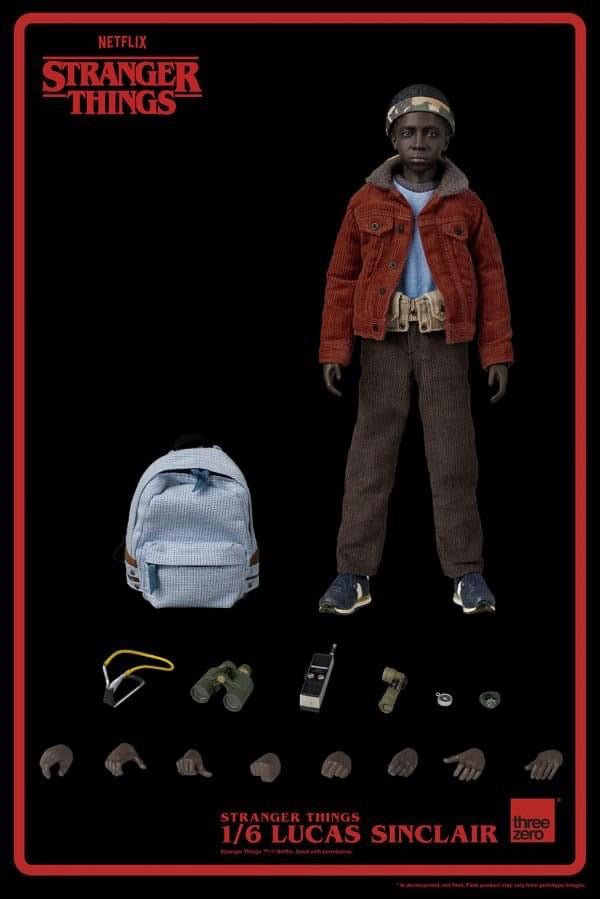 Pedido Figura Lucas Sinclair - Stranger Things marca Threezero 3Z0318 escala 1/6 (relanzamiento)