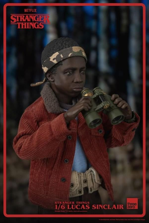 Pedido Figura Lucas Sinclair - Stranger Things marca Threezero 3Z0318 escala 1/6 (relanzamiento)