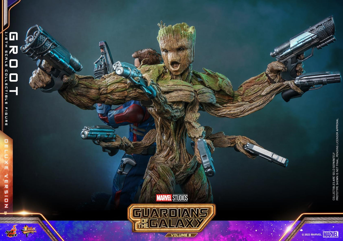 Preventa Figura Groot (Deluxe version) - Guardians of the Galaxy Vol. 3 marca Hot Toys MMS707 escala 1/6