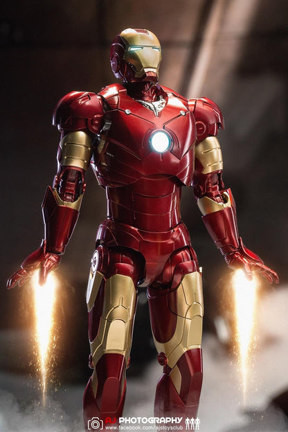 Pedido Figura DLX Iron Man Mark 3 - Avengers: The Infinity Saga marca Threezero 3Z02530H0 escala pequeña 1/12