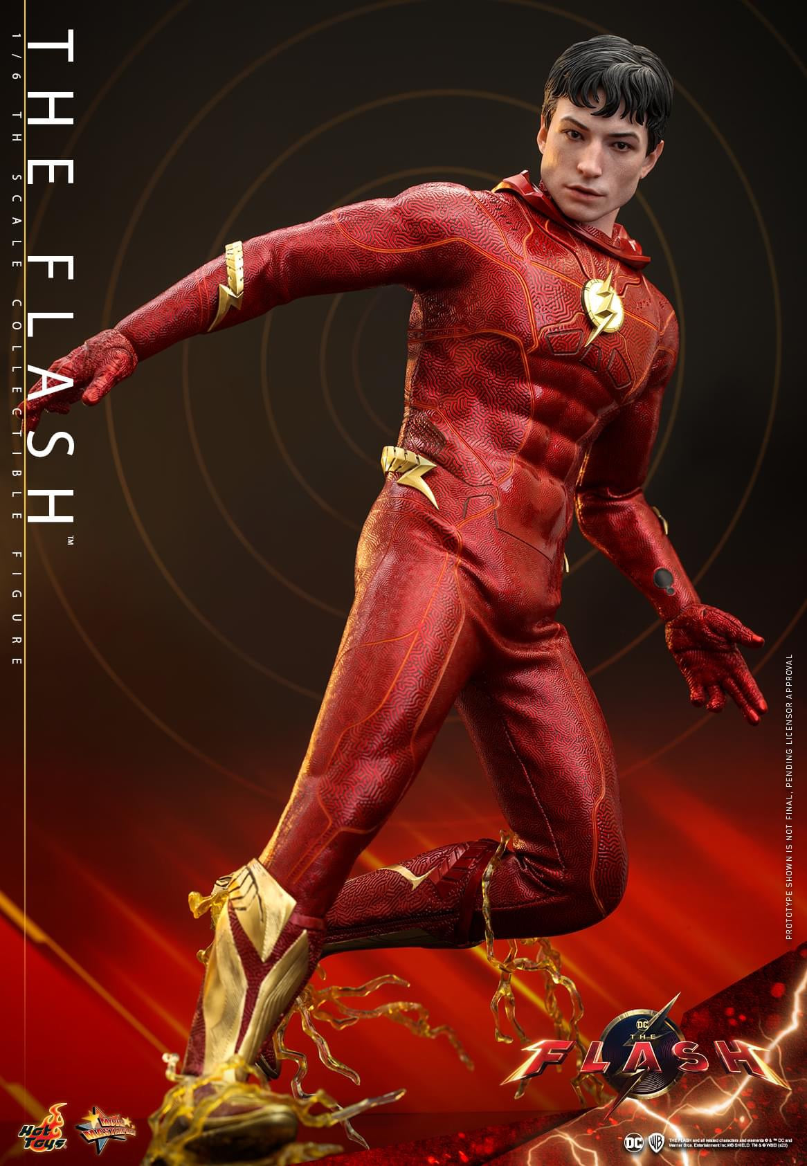 Preventa Figura THE FLASH (Special Edition - incluye Anillo tamaño real) - The Flash marca Hot Toys MMS713B escala 1/6