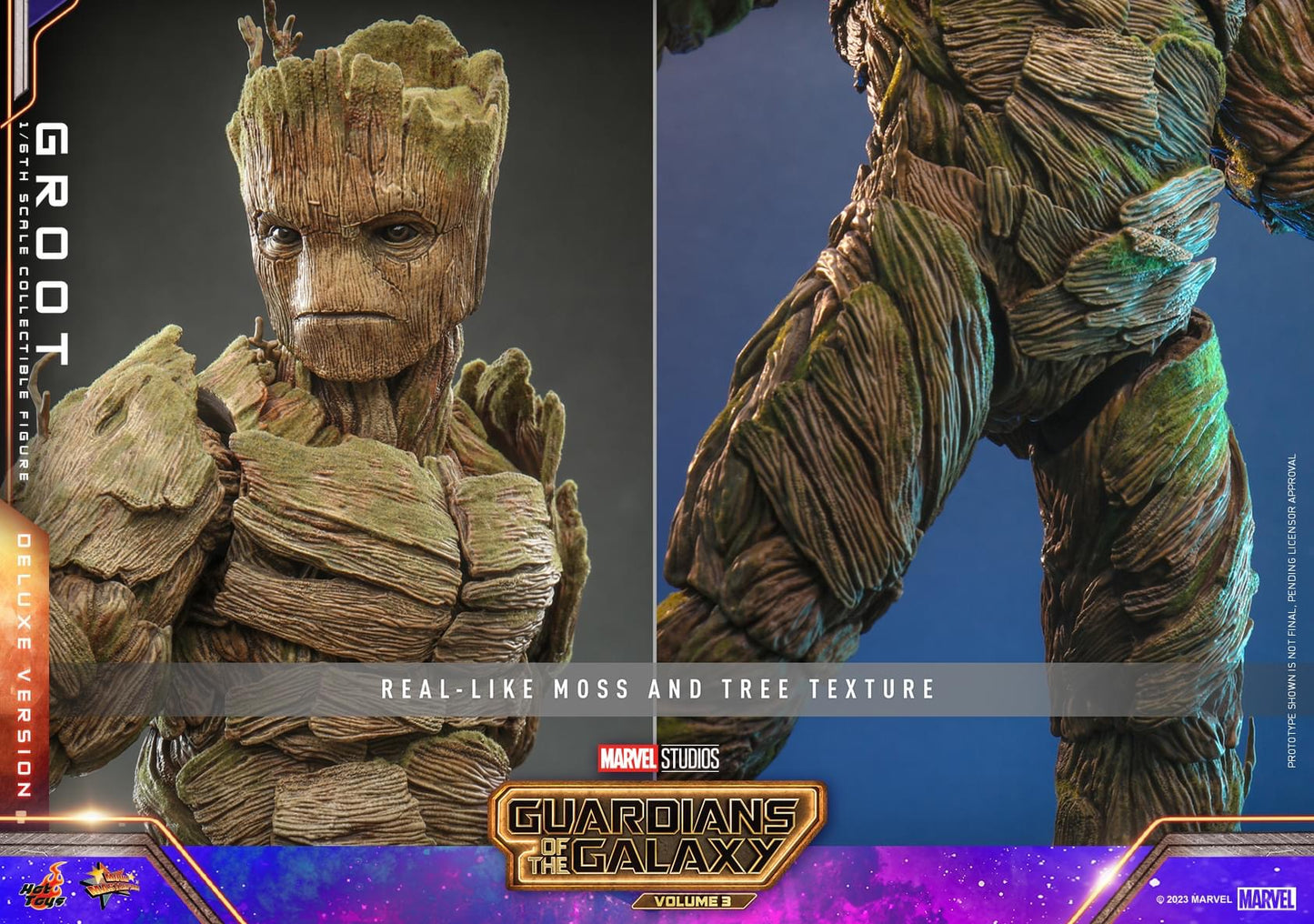 Preventa Figura Groot (Deluxe version) - Guardians of the Galaxy Vol. 3 marca Hot Toys MMS707 escala 1/6