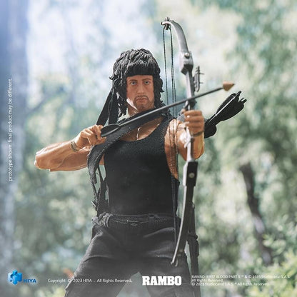 Pedido Figura John Rambo - Rambo: First Blood Part II Exquisite Super Series marca HIYA ESR0099 escala pequeña 1/12